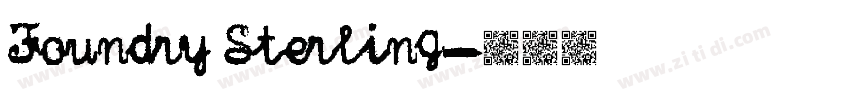 Foundry Sterling字体转换